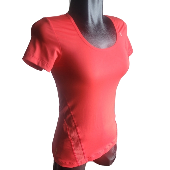 Lole Activewear Red Scoop Neck T-shirt XS - Picture 3 of 7